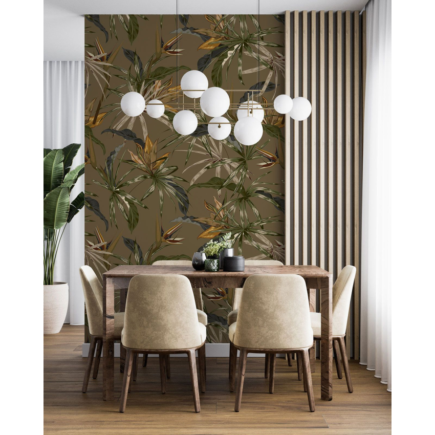 Papier peint motif XL - Motif botanique