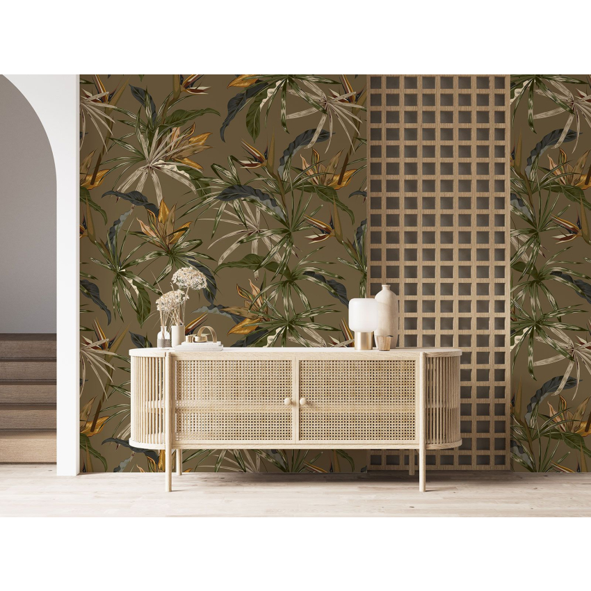 Papier peint motif XL - Motif botanique