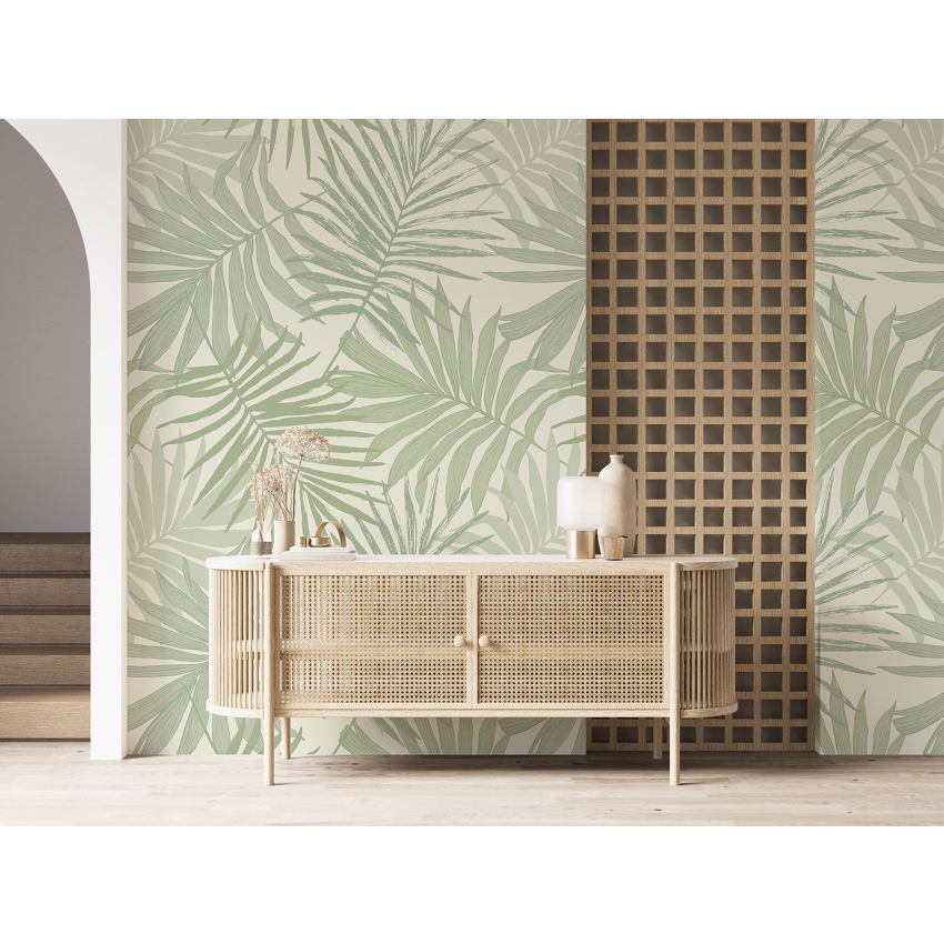 Papier peint motif XL - Motif botanique