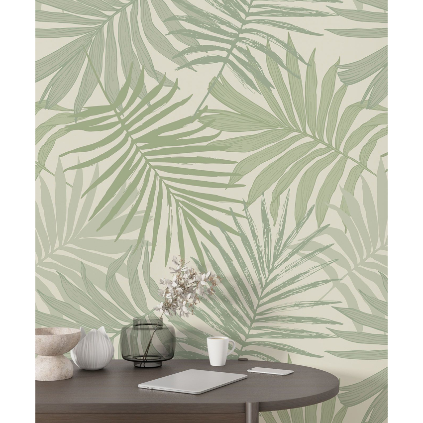 Papier peint motif XL - Motif botanique