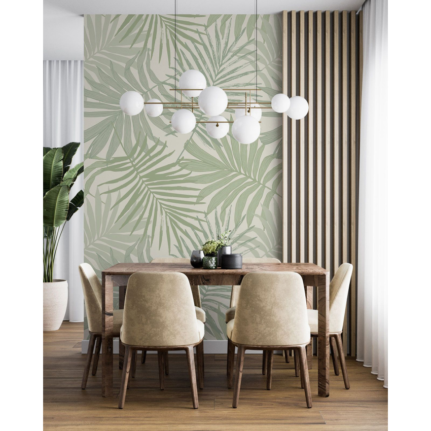 Papier peint motif XL - Motif botanique