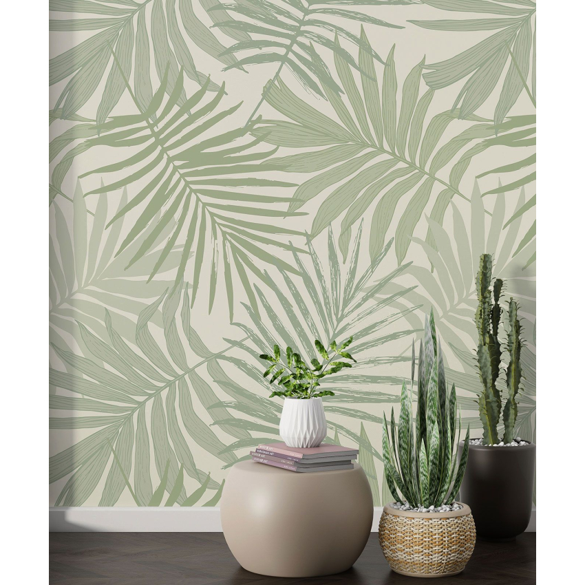 Papier peint motif XL - Motif botanique