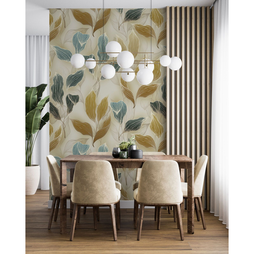 Papier peint motif XL - Motif botanique