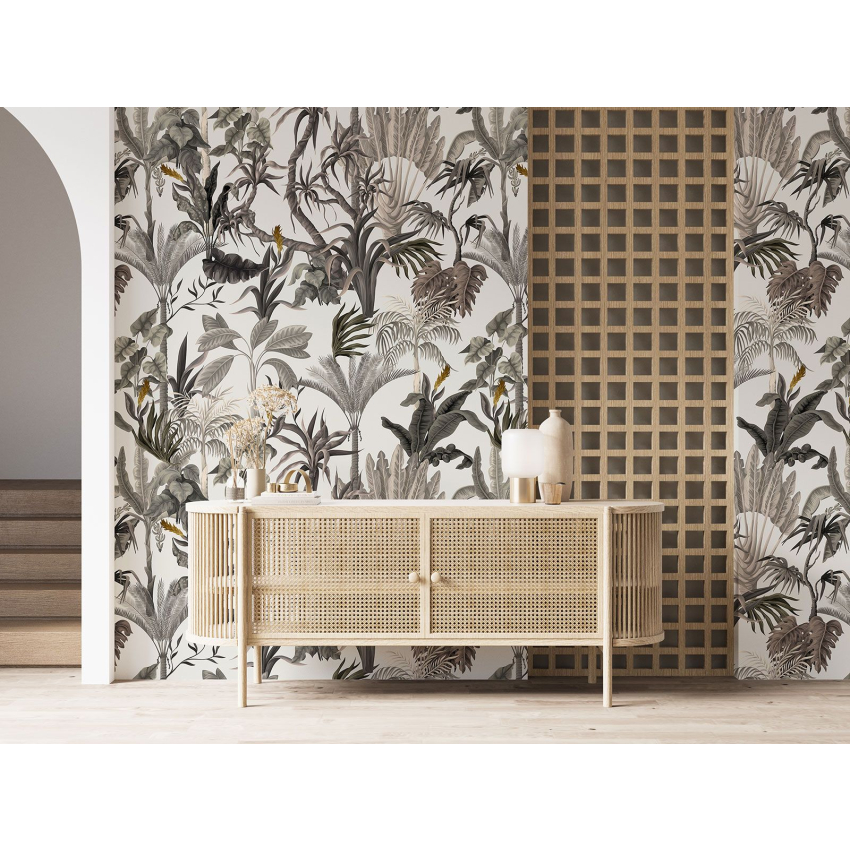 Papier peint motif XL - Motif botanique