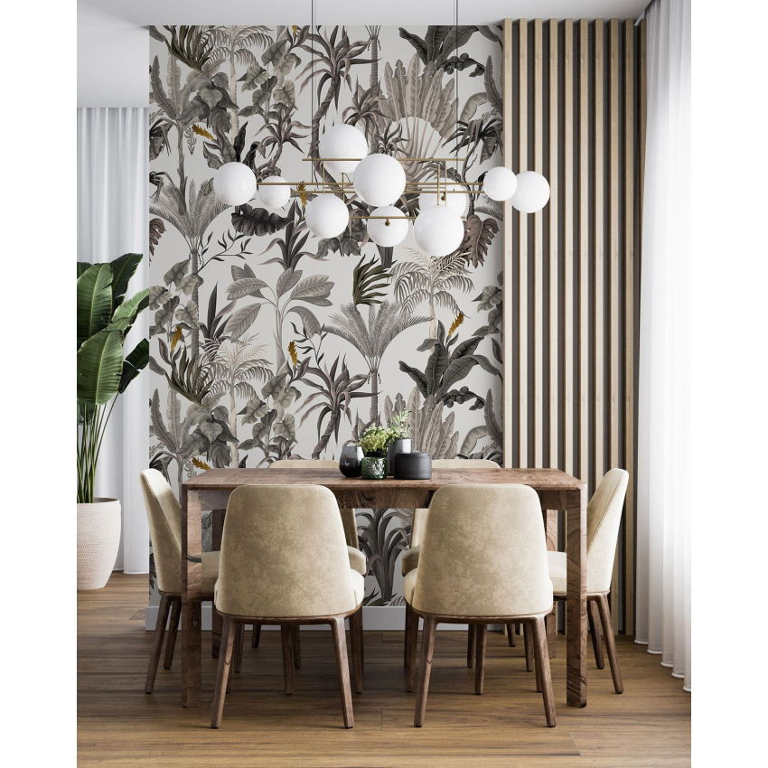 Papier peint motif XL - Motif botanique