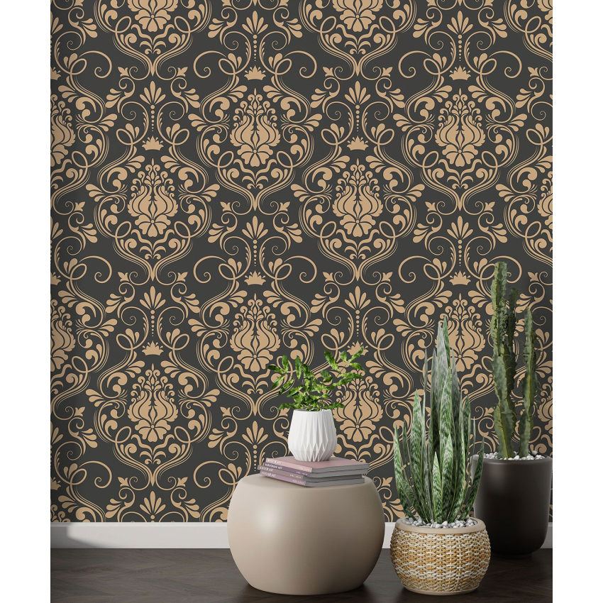 Papier peint motif XL - Motif damassé