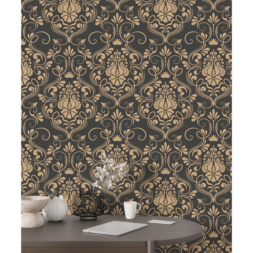 Papier peint motif XL - Motif damassé