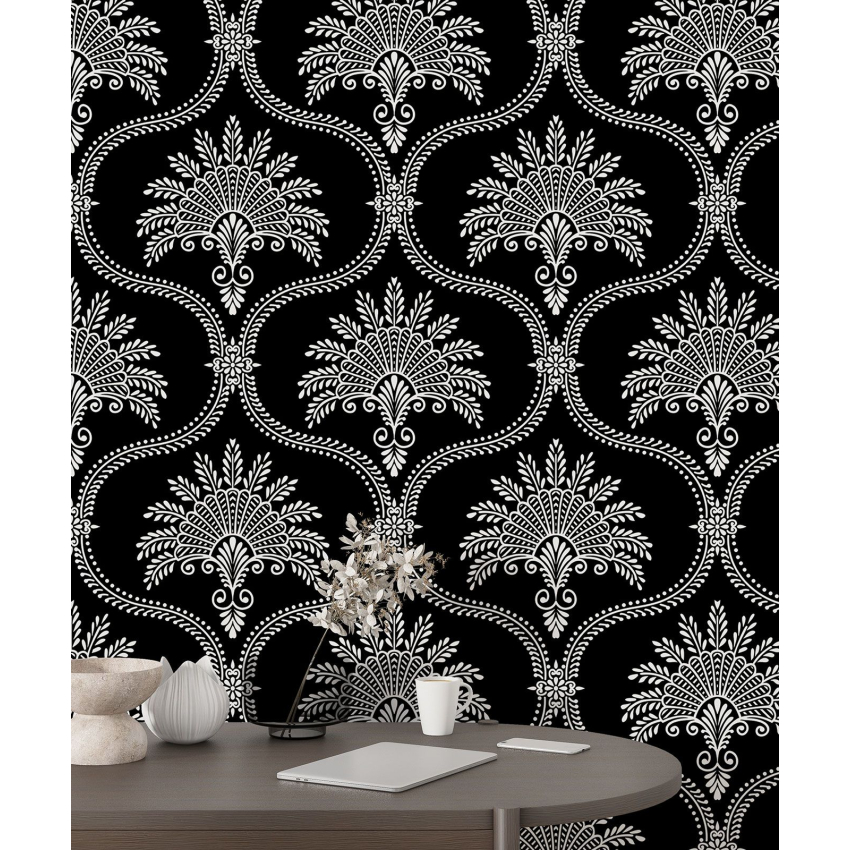 Papier peint motif XL - Motif Damassé