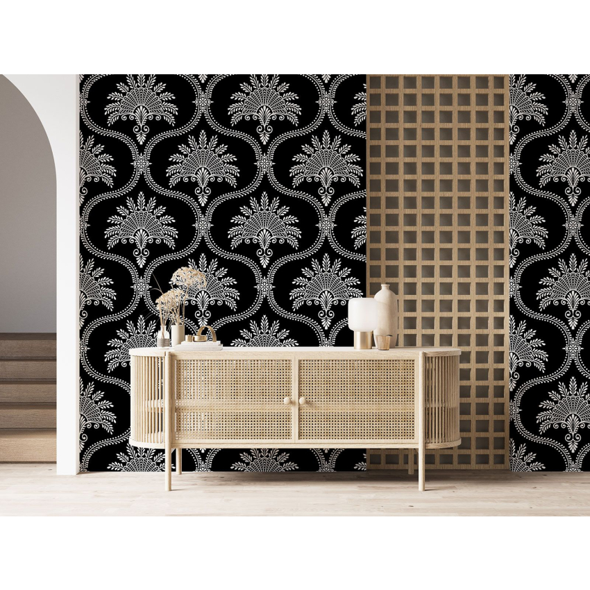 Papier peint motif XL - Motif Damassé
