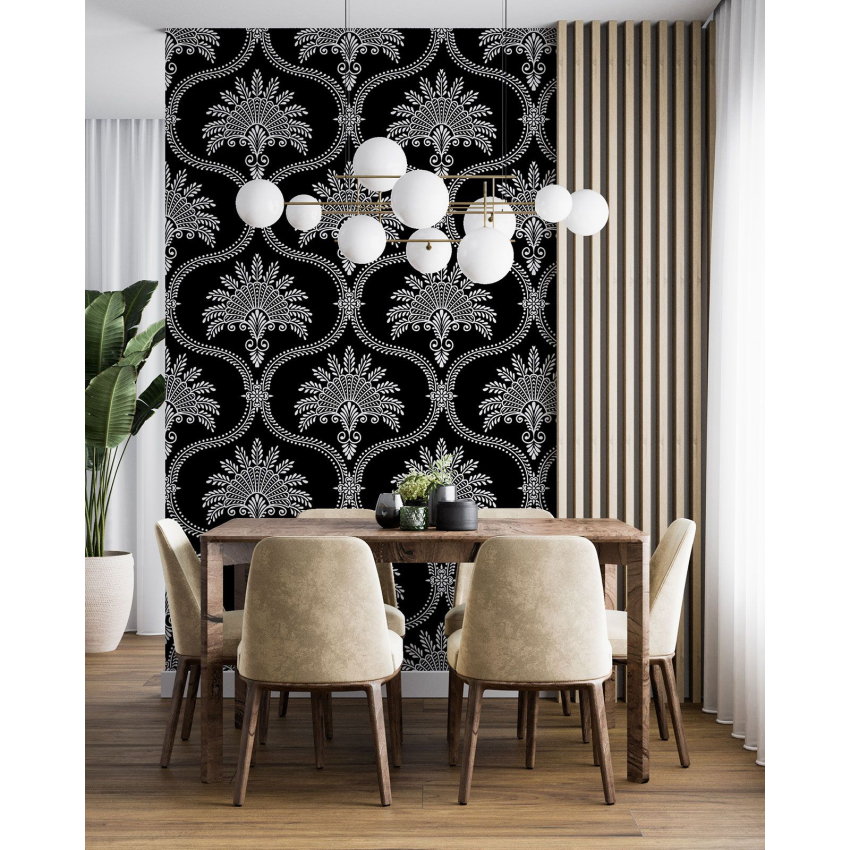 Papier peint motif XL - Motif Damassé
