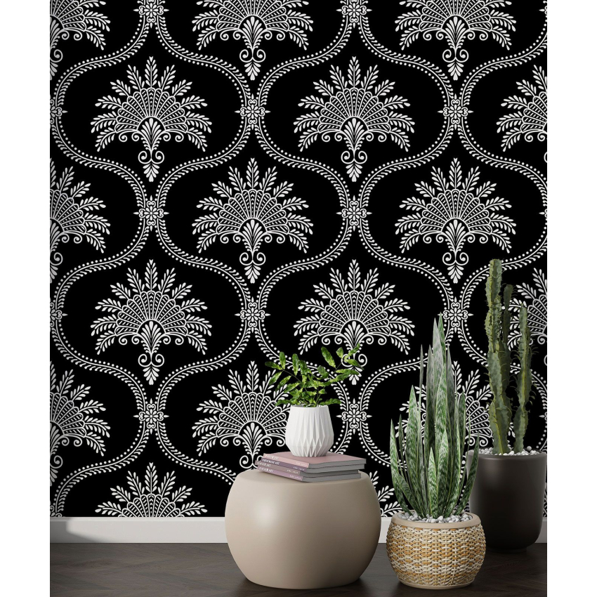 Papier peint motif XL - Motif Damassé