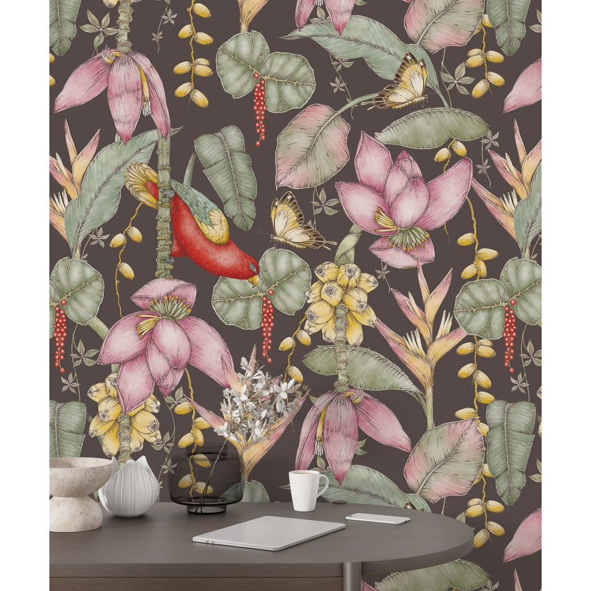 Papier peint motif XL - Motif floral