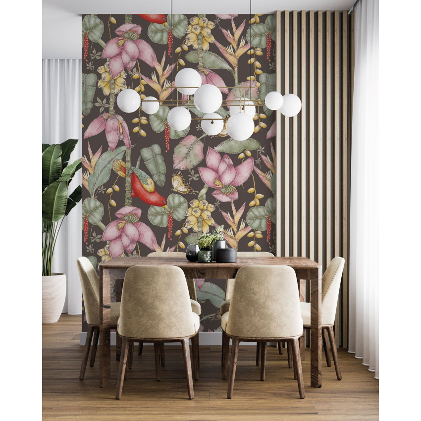 Papier peint motif XL - Motif floral