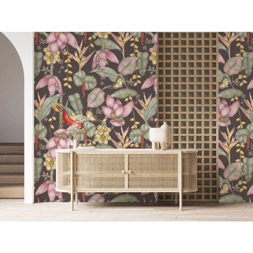 Papier peint motif XL - Motif floral