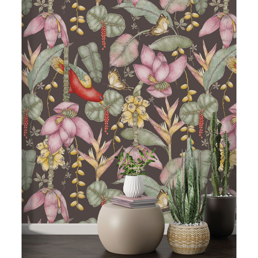 Papier peint motif XL - Motif floral