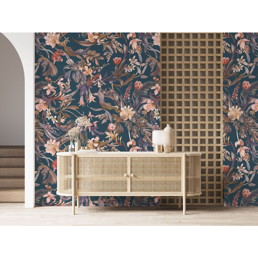Papier peint motif XL - Motif floral