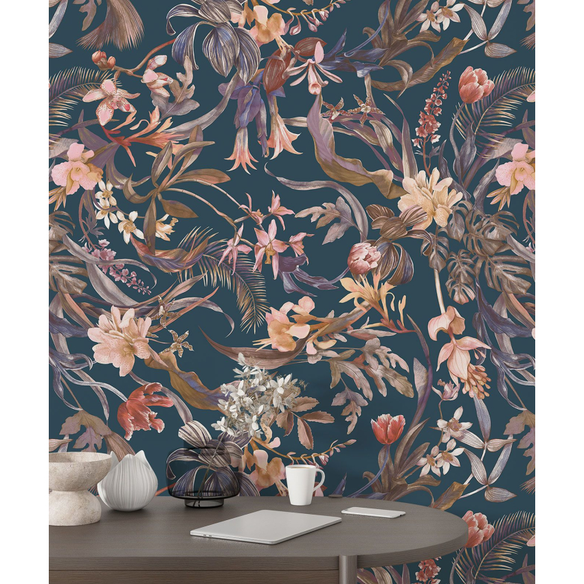 Papier peint motif XL - Motif floral