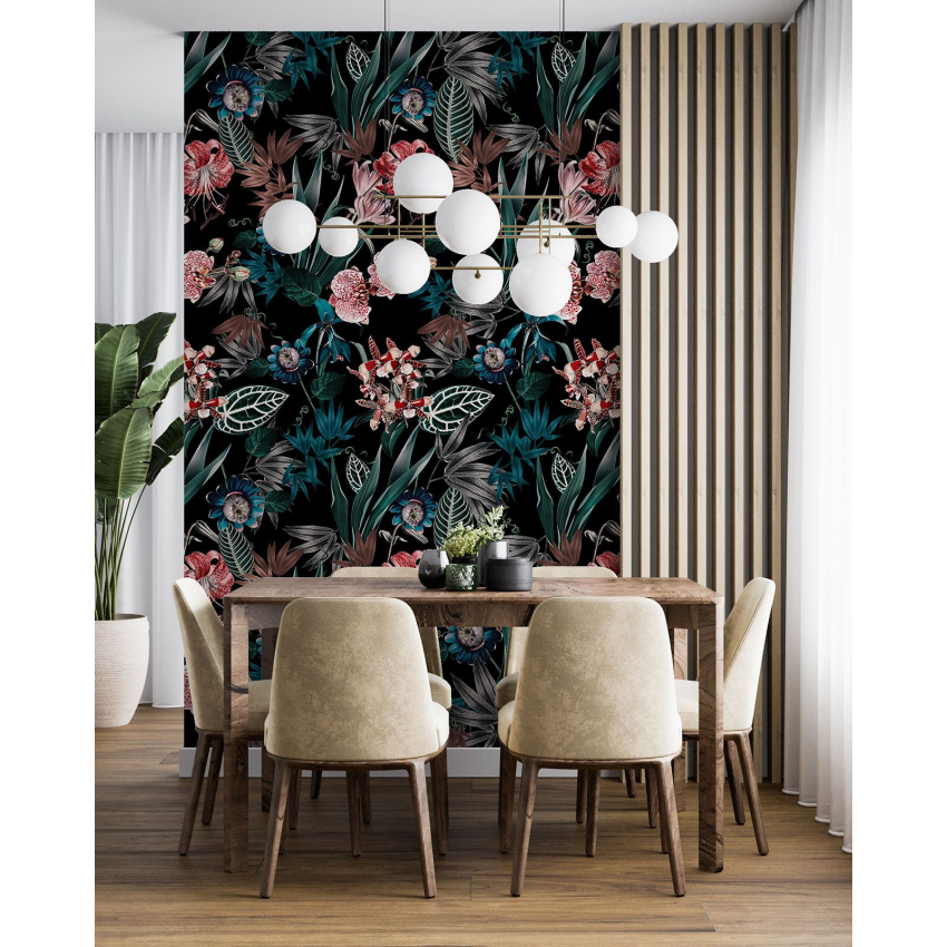 Papier peint motif XL - Motif floral