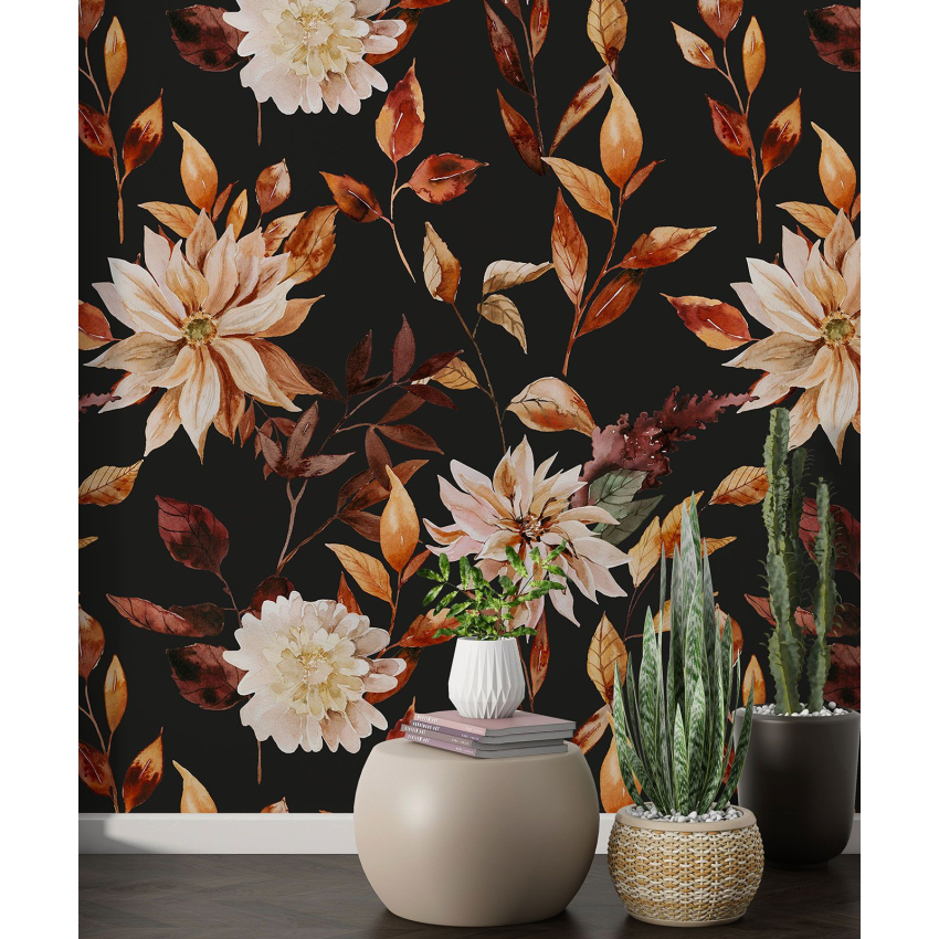 Papier peint motif XL - Motif floral