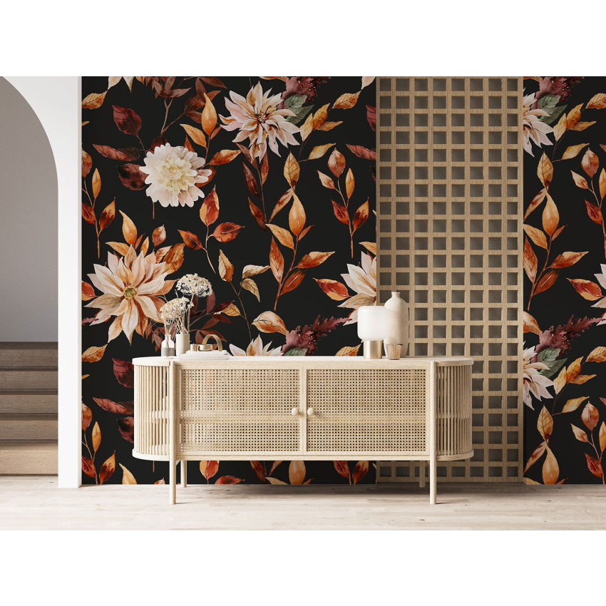 Papier peint motif XL - Motif floral