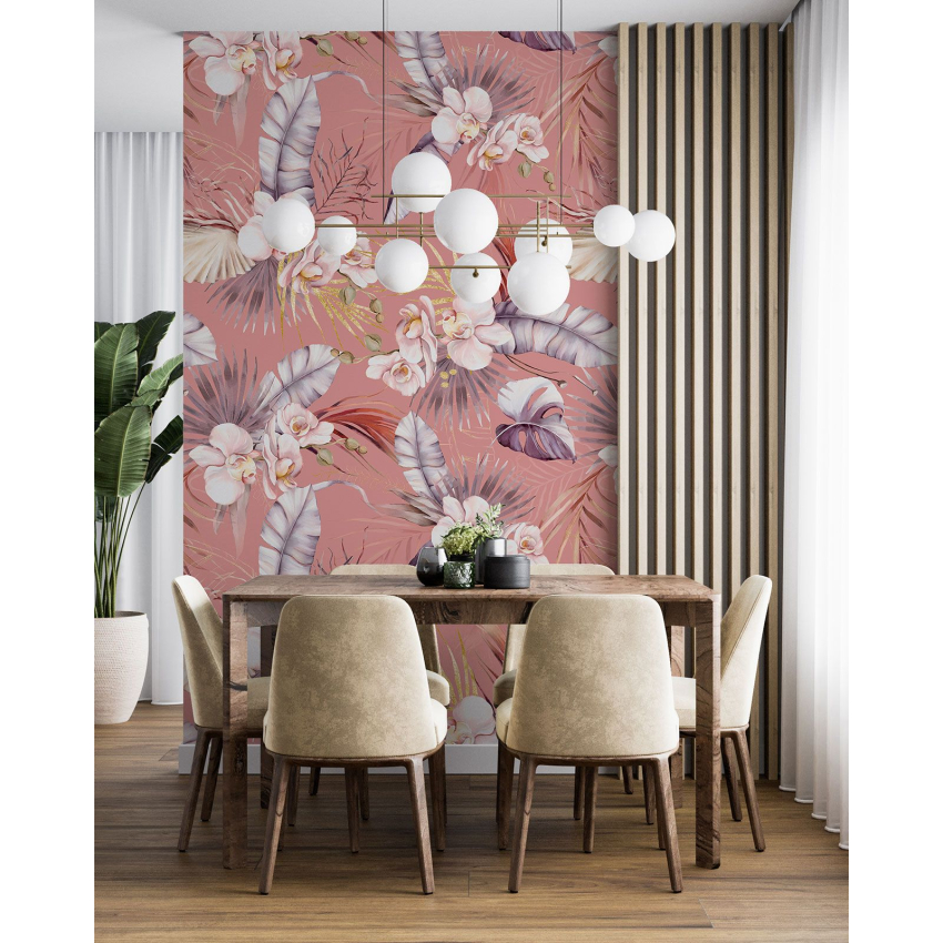 Papier peint motif XL - Motif floral