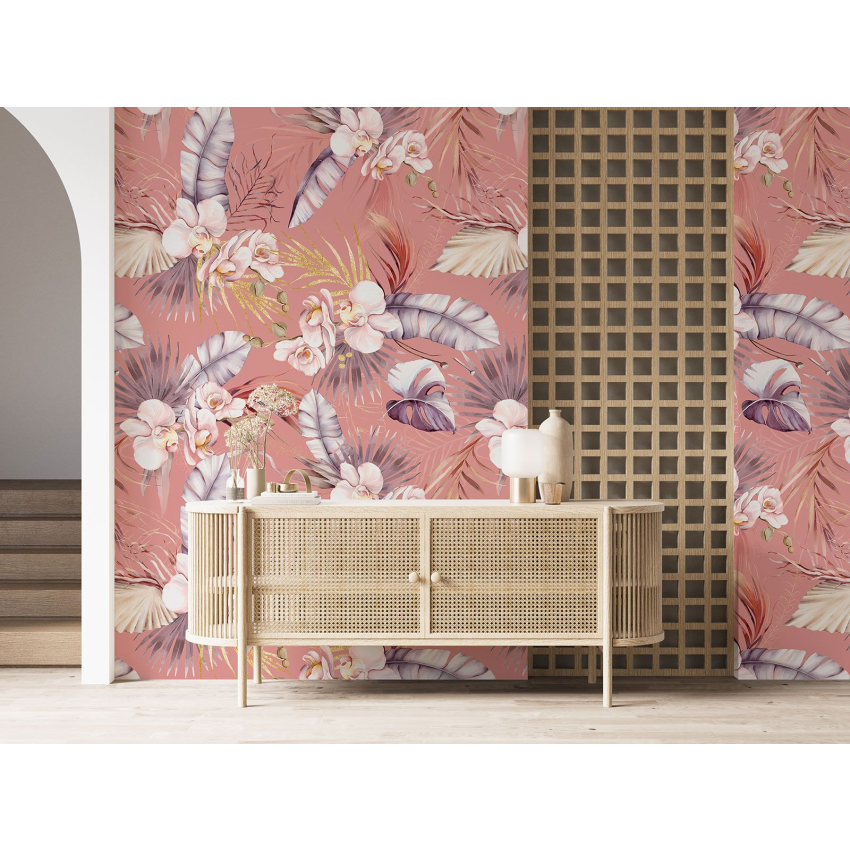 Papier peint motif XL - Motif floral