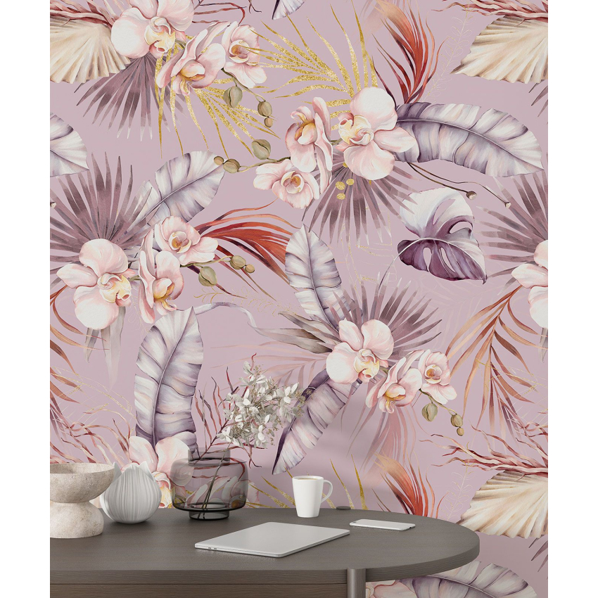 Papier peint motif XL - Motif floral
