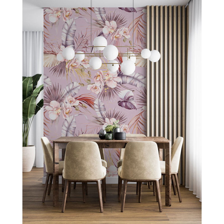 Papier peint motif XL - Motif floral