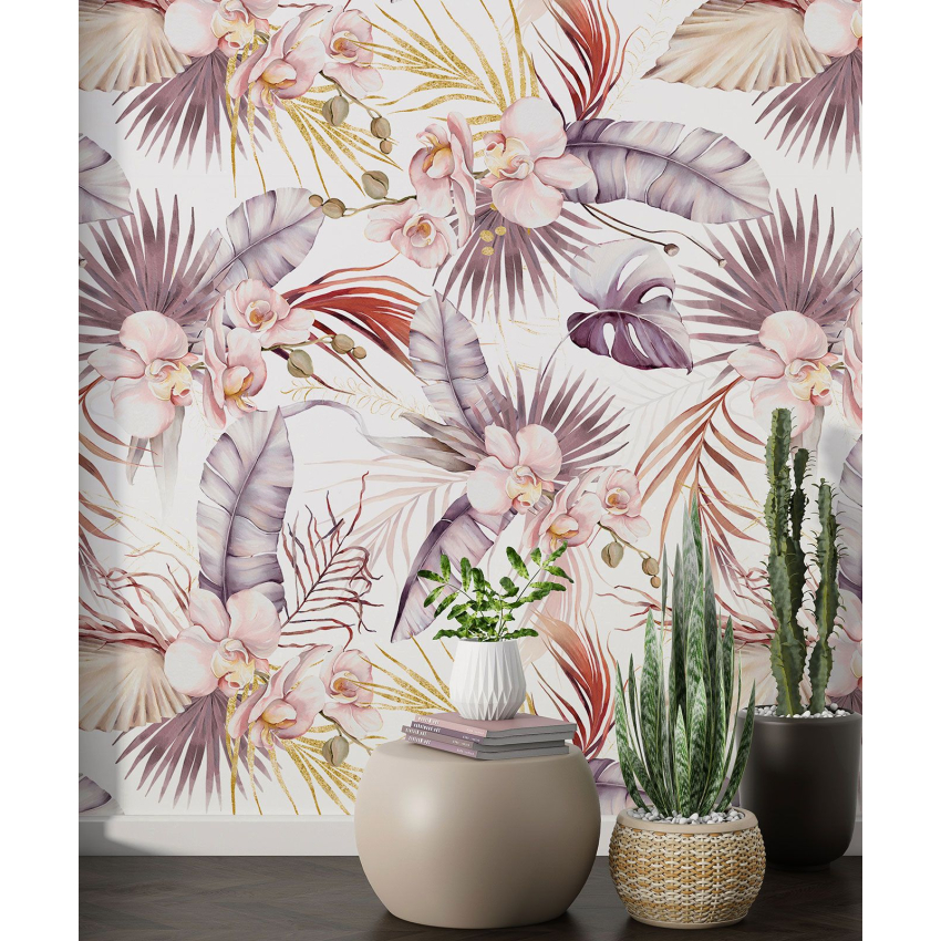 Papier peint motif XL - Motif floral