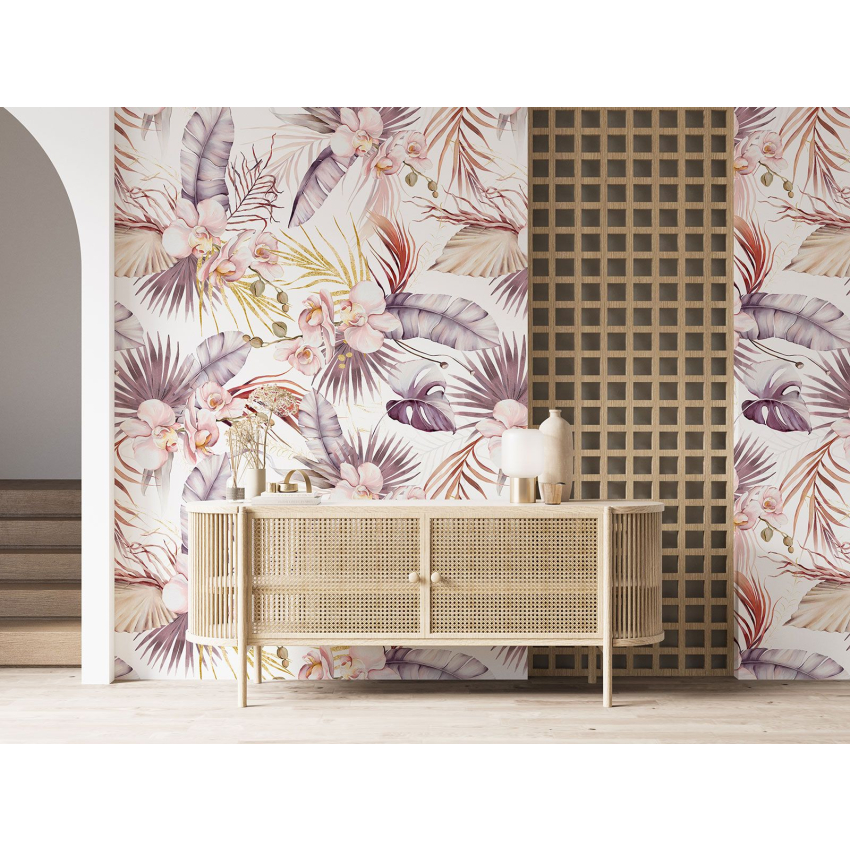 Papier peint motif XL - Motif floral