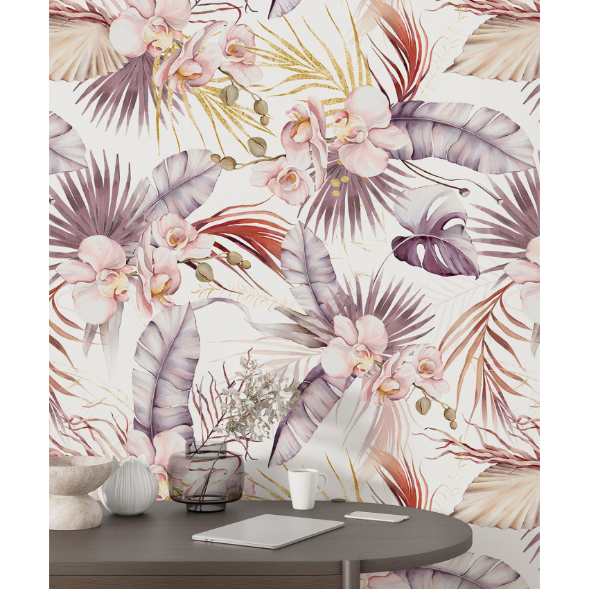 Papier peint motif XL - Motif floral