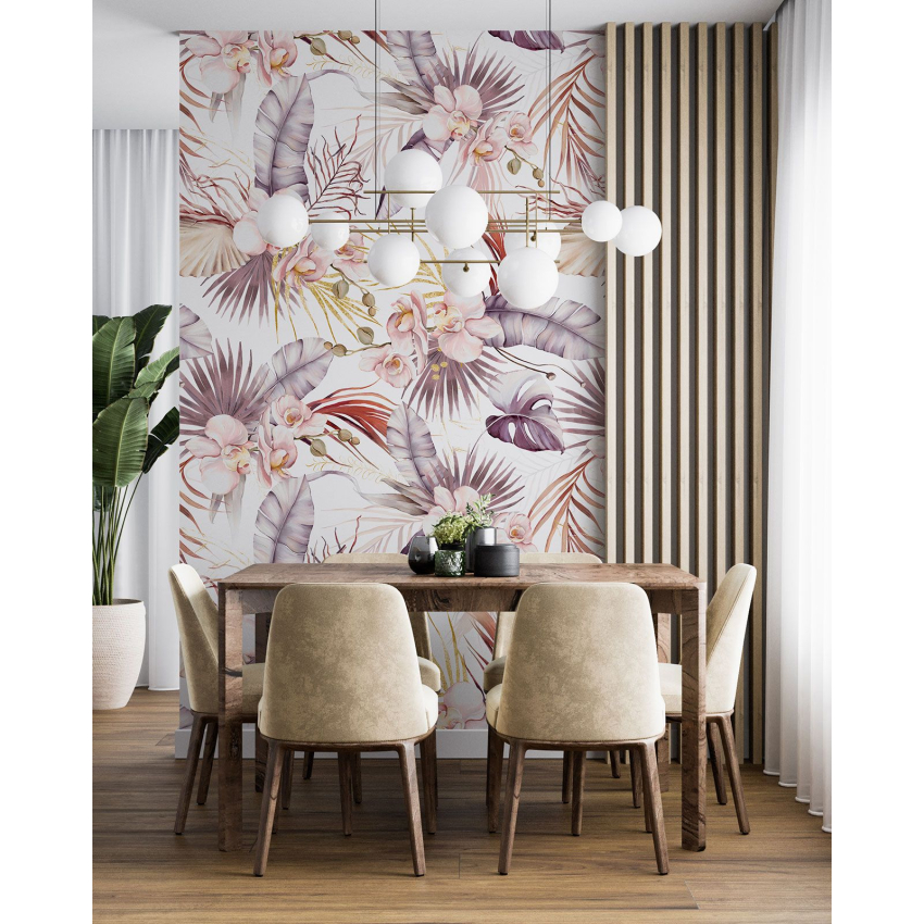 Papier peint motif XL - Motif floral