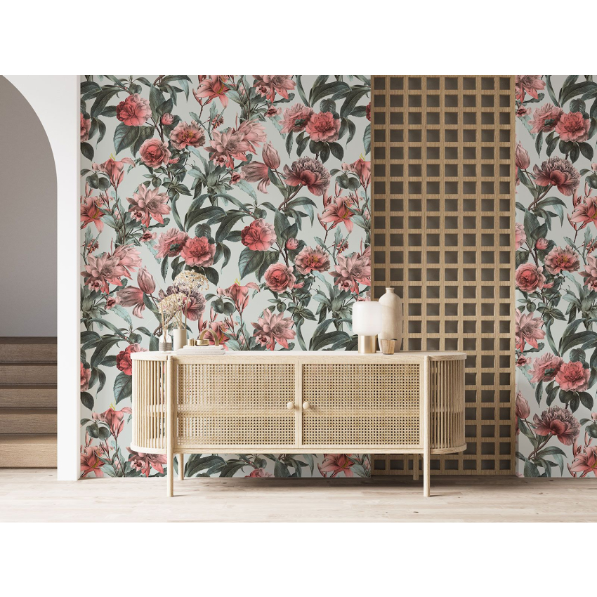 Papier peint motif XL - Motif floral