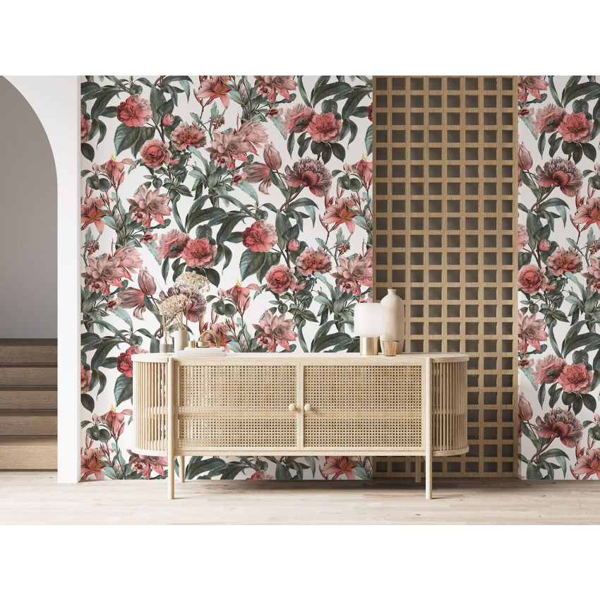 Papier peint motif XL - Motif floral