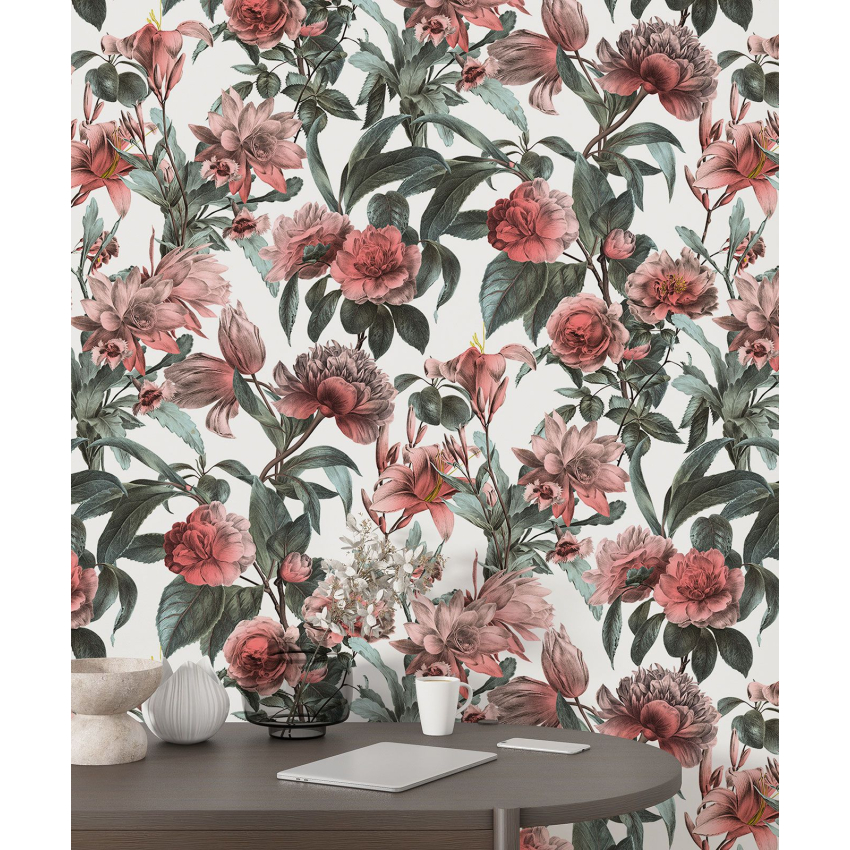 Papier peint motif XL - Motif floral