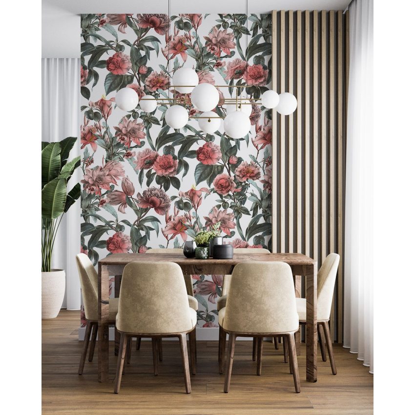 Papier peint motif XL - Motif floral