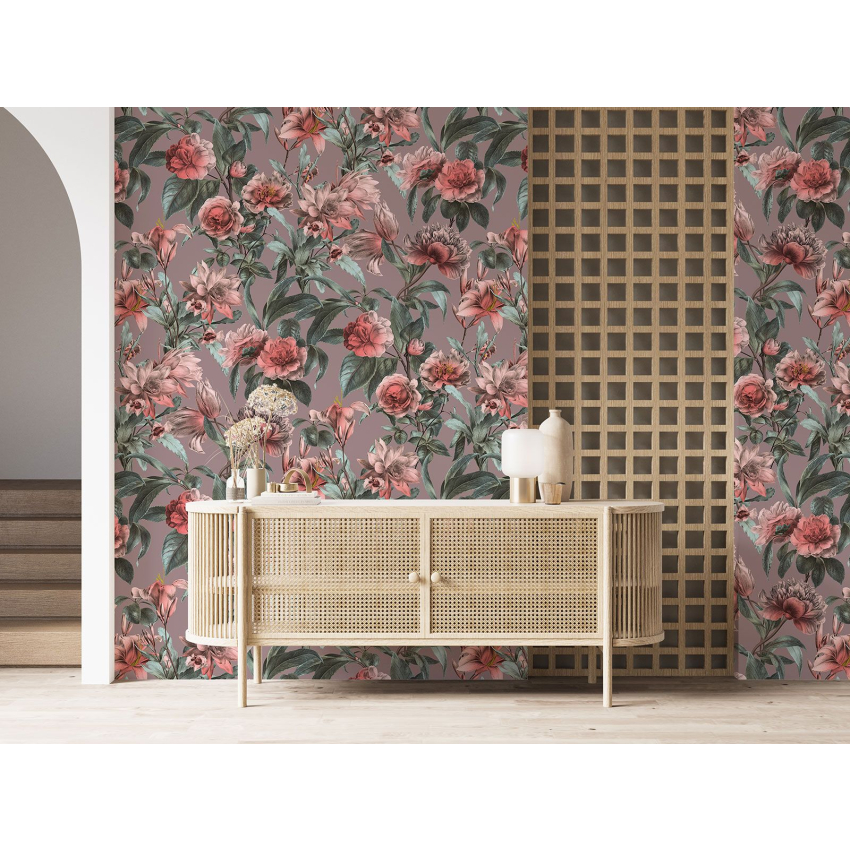 Papier peint motif XL - Motif floral