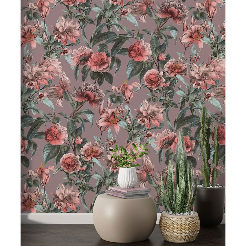 Papier peint motif XL - Motif floral
