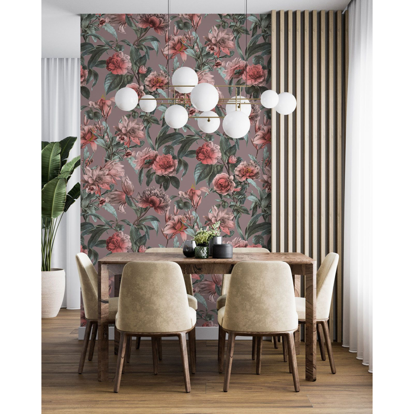 Papier peint motif XL - Motif floral