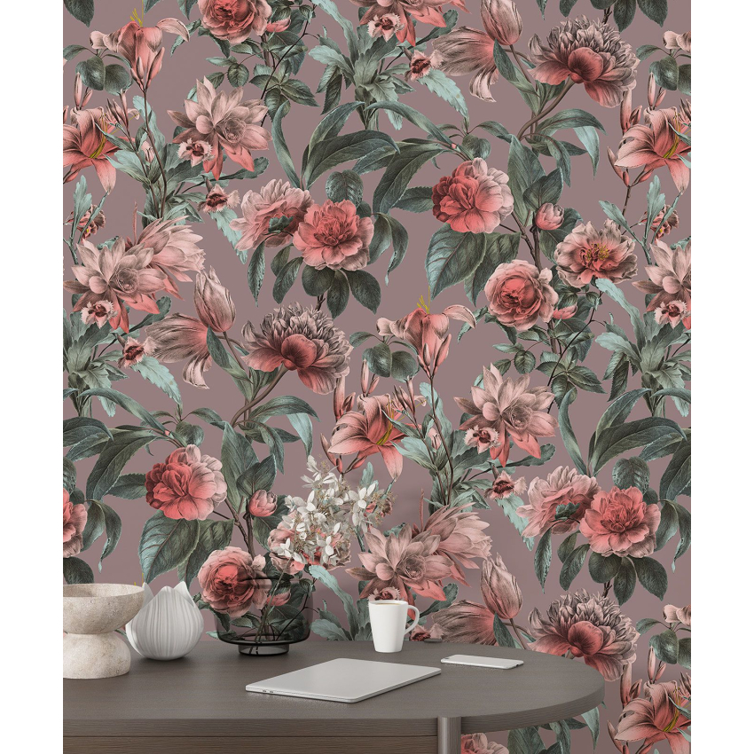 Papier peint motif XL - Motif floral