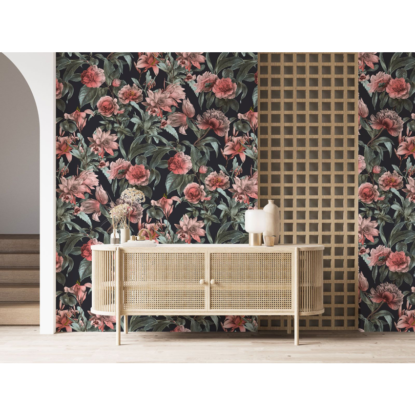 Papier peint motif XL - Motif floral