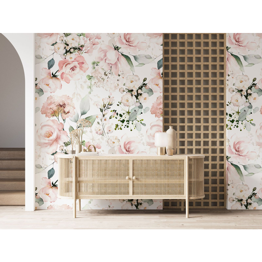 Papier peint motif XL - Motif floral