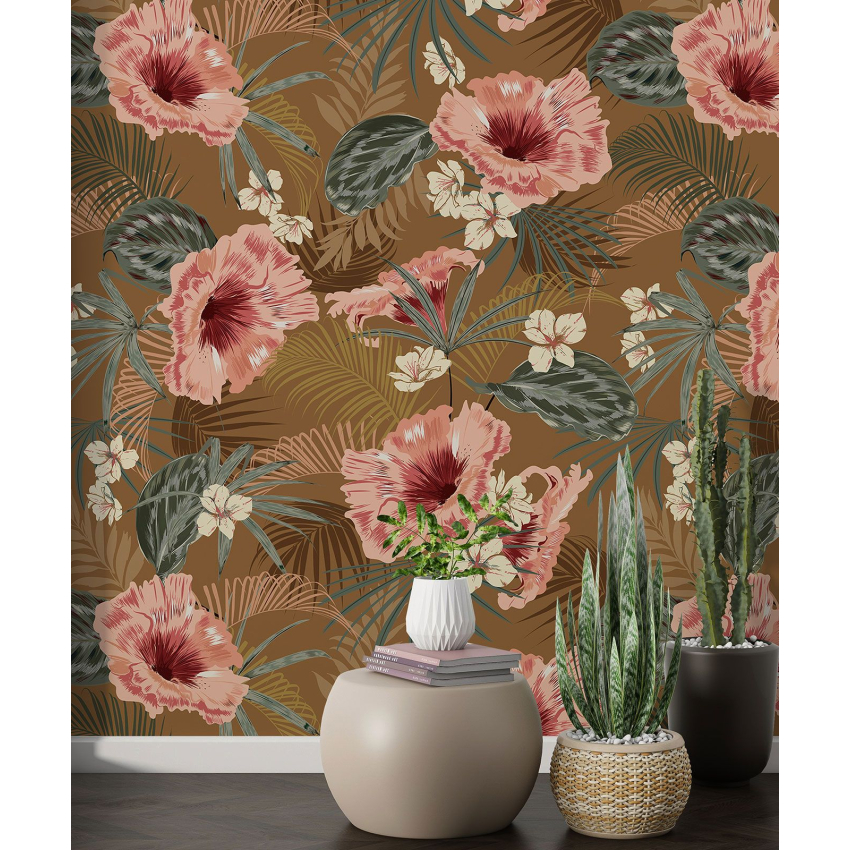 Papier peint motif XL - Motif floral
