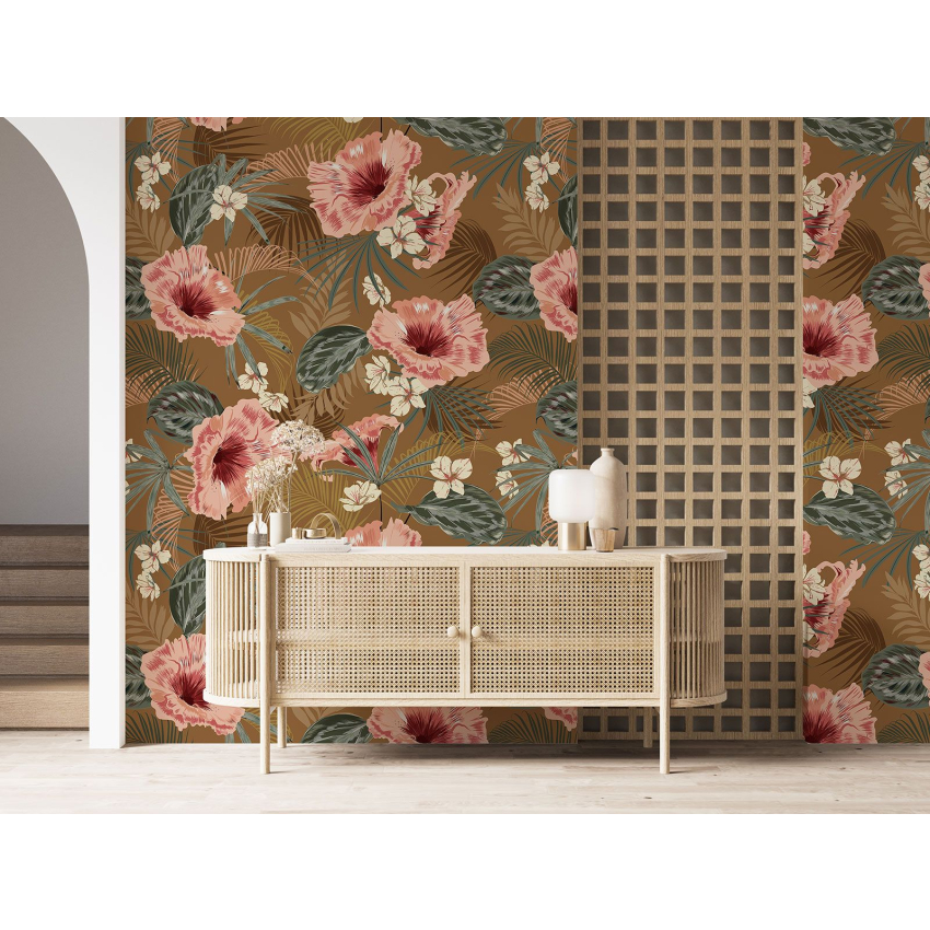 Papier peint motif XL - Motif floral