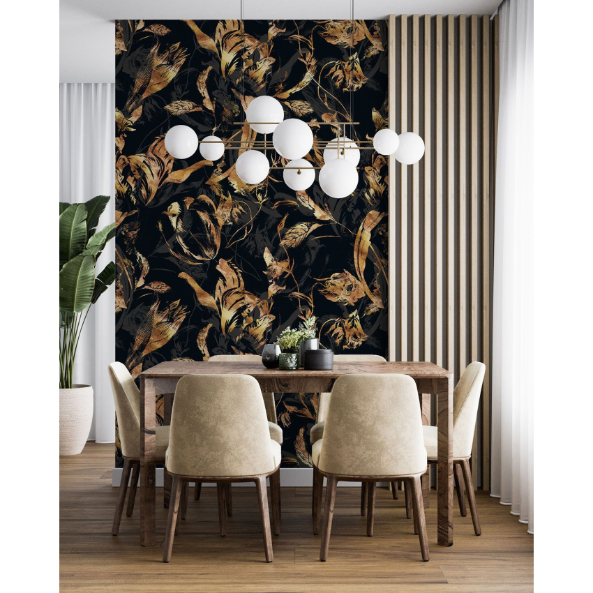 Papier peint motif XL - Motif floral