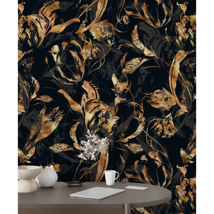 Papier peint motif XL - Motif floral