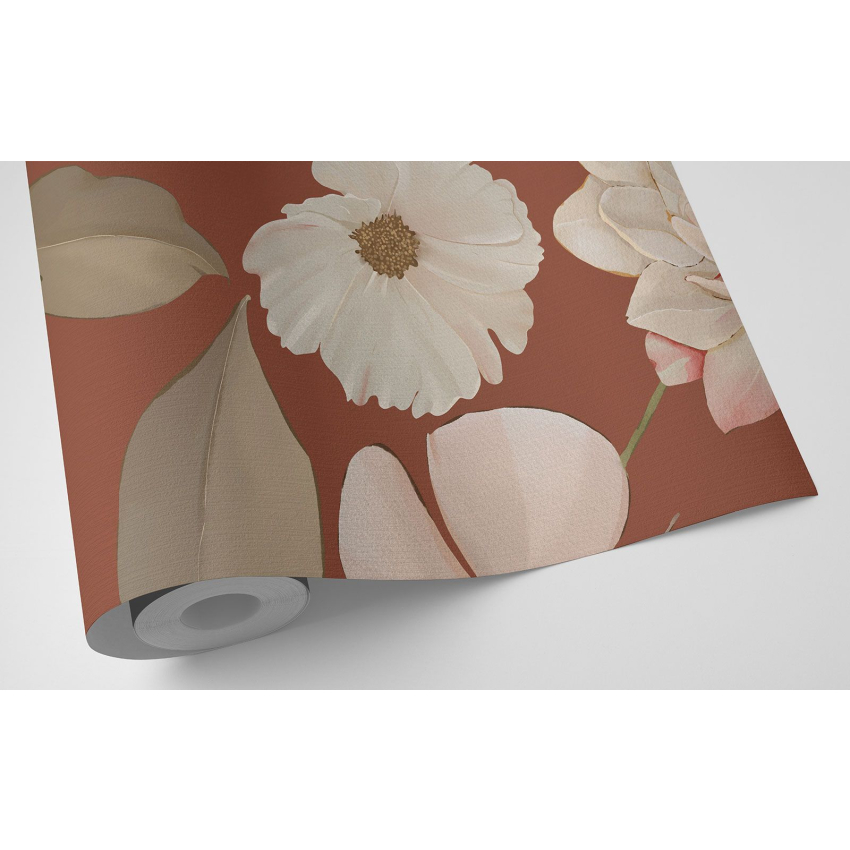 Papier peint motif XL - Motif floral