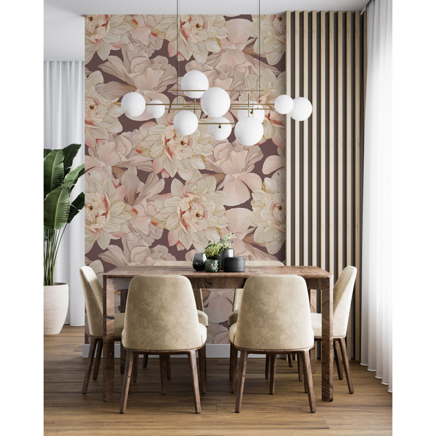 Papier peint motif XL - Motif floral