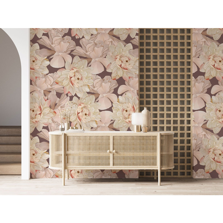 Papier peint motif XL - Motif floral