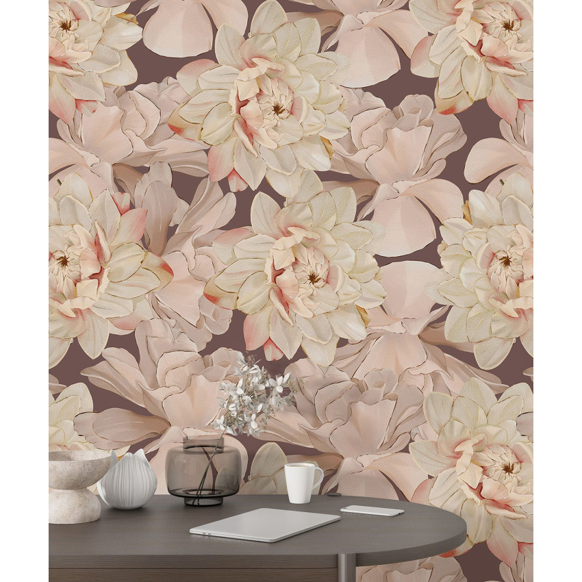 Papier peint motif XL - Motif floral